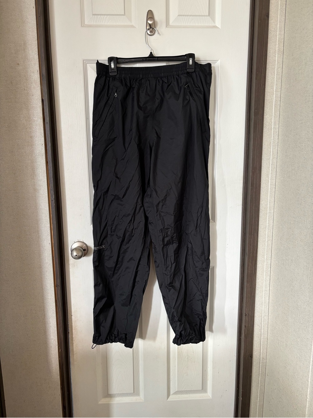 Marmot Black Windproof Jogger Pants